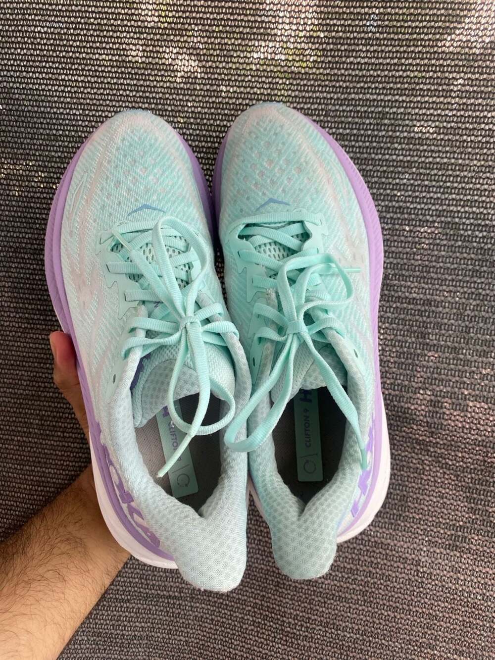 Hoka One One Clifton 9 Low Sunlit Ocean Lilac Mist - Picture 5 of 7